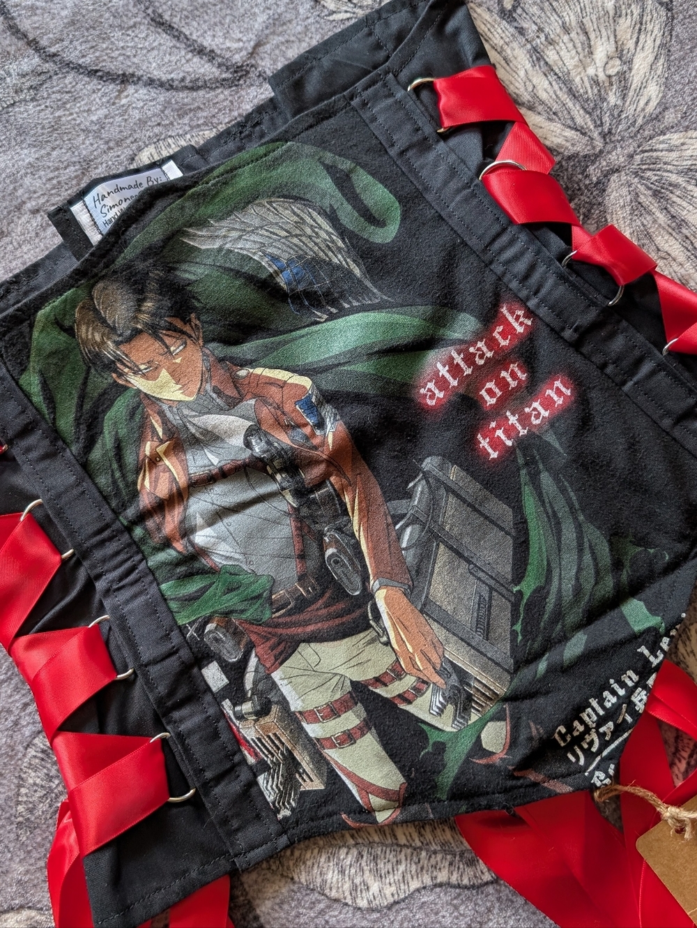Anime Underbust Corset Top - Picture 2 of 4